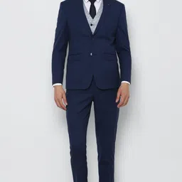 louis philippe Gods & Kings Men Single Breasted Checkered Suit-picture-12