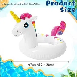 kindertales Child Kid Girls and Boys(IND*966102) Swimming Ring Inflatable Swimming Safety Tube image 2