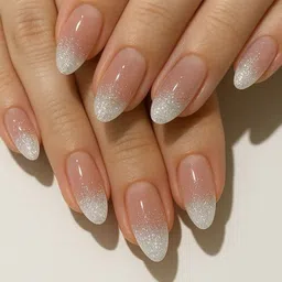 afaraxia Quick Drying Glitter Nail Polish silver image 3