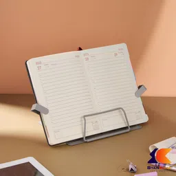 stancray Metal Book And IPad Holder Combines Functionality With Modern Design Sturdy Stan Metal Open Book Shelf image 2