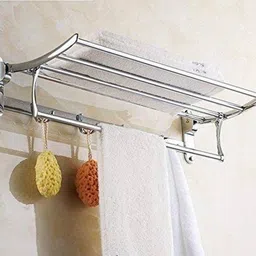 toshiro 24 Inch Premium Towel Rack Silver Towel Holder-picture-24