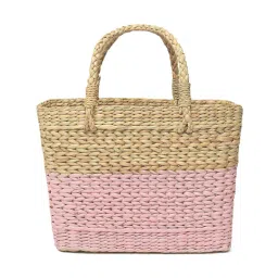 habereindia Rectangular Baskets/Decorative Storage Baskets, Perfect Alternatives To Wicker Storage Baskets. (Multi Color 3)(Sea Grass) (Design 03) image 2