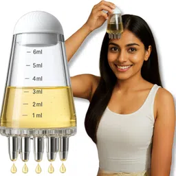 slimaura Hair Oil Applicator & Silicone Scalp Massager – Mini Head Massager Brush-picture-19