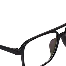 Peter Jones Eyewear Unisex Black Full Rim Square Frames image 4