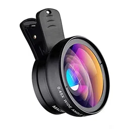 Drumstone (Dont' Miss with 12 Years Replacement Warranty) 2 in 1 Camera Lens Kit with 0.45X Wide Angle Lens + 15Xro Lens for All Smartphones & Tablets image 1