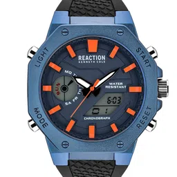 REACTION KENNETH COLE Men Blue Dial & Black Bracelet Style Straps Analogue and Digital Watch KRWGP2191703-picture-20