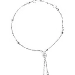 MINUTIAE Silver-Plated Crystals Anklet-picture-0