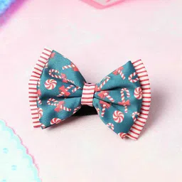 Tossido Girls Blue & Pink Printed Bow with Elastic Headband image 2