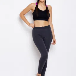 Lebami Pack Of 2 Dry Fit Full Coverage Lightly Padded Workout Bra With All Day Comfort image 4