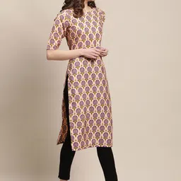 7threads KALINI Women Pack Of 2 Floral Printed Crepe Kurta image 3