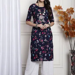 7Threads Selection Of 2 Ethnic Motifs Printed Straight Kurta image 2