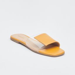 Vishudh Women Mustard Colourblocked Open Toe Flats-picture-38