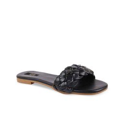 Stylestry Women Black Open Toe Flats-picture-22