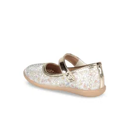 Lil Lollipop Girls Printed Shimmered Party Ballerinas With Velcro Closure image 2