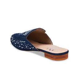 THE WHITE POLE Embellished Fabric Mules image 5