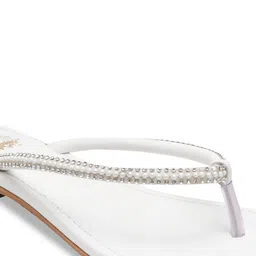 Shoetopia Embellished Open Toe Flats image 4