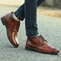 Vellinto Men Mid-Top Lace-Up Regular Boots image 3