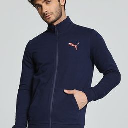 Puma Men Stylized Cat Graphic Cotton Slim Fit Sporty Jacket-picture-12