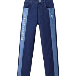ARIAS By LARA DUTTA Boys Mid Rise Jeans With Text Print-picture-31