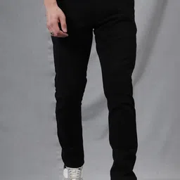 WROGN Men Comfort Straight Fit Cotton Jeans-picture-25