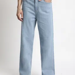 Bene Kleed Men Wide Leg Mid-Rise Heavy Fade Jeans-image-60