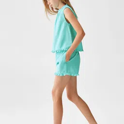 Mango Kids Ruffles Sleeveless Top image 2