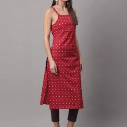 FERANOID Ethnic Motifs Printed Pure Cotton Indie Prints Kurta image 3