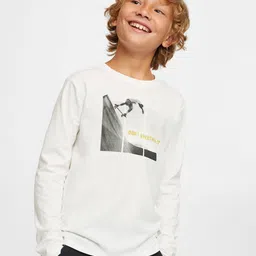 Mango Kids Boys Pure Cotton Graphic Print Sustainable T-shirt-picture-14
