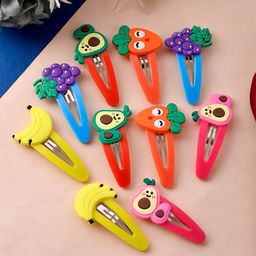 Silvermerc Designs Girls Multicoloured Set of 10 Tic Tac Hair Clip-picture-30