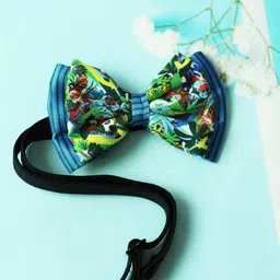 Tossido Girls Blue & Green Layered Bow Hairband-picture-40