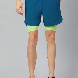 DIDA Men Mid-Rise Dri-FIT Sports Shorts With Inner Tight image 1