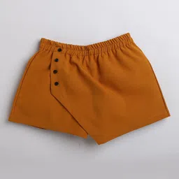 AWW HUNNIE Girls Loose Fit Low-Rise Asymmetric Skorts-image-22