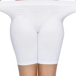 MYSHA Women White High-Rise Cycling Sports Shorts-picture-25