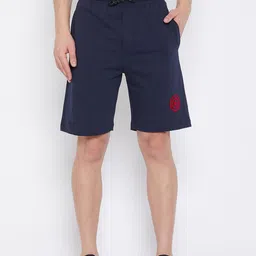 Marvel by Wear Your Mind Men Navy Blue Sports Shorts-picture-15