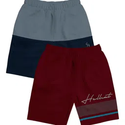 HELLCAT Girls Pack Of 2 Printed Cotton Shorts-image-84