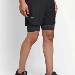 DIDA Men Mid-Rise Dri-FIT Sports Shorts With Inner Tight image 2