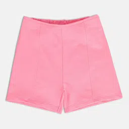 MINI KLUB Girls Mid Rise Pure Cotton Shorts-picture-41