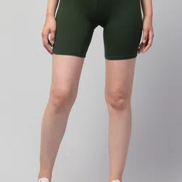 Apraa & Parma Women Pack Of 2 Skinny Fit Cycling Cotton Sports Shorts image 3