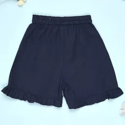 Cutiekins Girls Pack Of 2 Mid-Rise Cotton Regular Shorts image 4