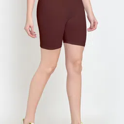 Jinfo Women Pack Of 3 Cotton Sports Shorts image 4