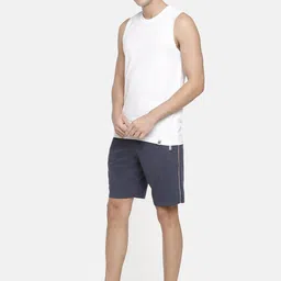 Macroman M-Series Men Mid Rise Knitted Sports Shorts image 5