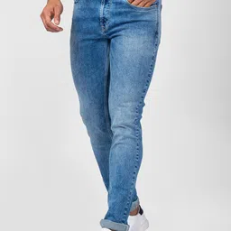 SPYKAR Men Slim Fit Low-Rise Heavy Fade Jeans image 3