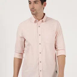 Lee Men Pink Slim Fit Casual Shirt-image-45