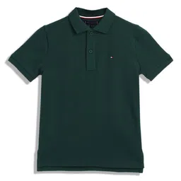 Tommy Hilfiger Boys Striped Polo Collar Drop-Shoulder Sleeves T-shirt-image-67