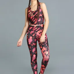 The Dance Bible Printed Activewear Padded Top & Leggings Co-Ord Set-picture-34