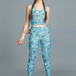 The Dance Bible Printed Activewear Padded Top & Leggings Co-Ords Set-picture-20