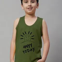 Friskers Boys Typography Printed Pure Cotton Vests-picture-18