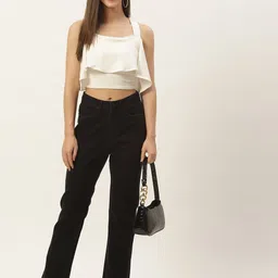 Madame Women Black Stretchable Jeans image 4