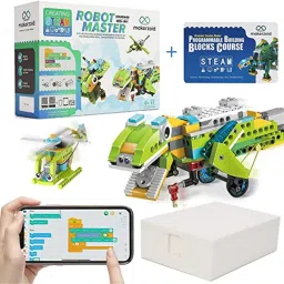 Makerzoid 100 in 1 STEAM Robot Master Educational Toy Set with Programming Building Blocks Course for 6-12 Years-picture-24