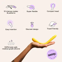 That Sassy Thing Flex Personal Massager - Yummy Yellow image 3